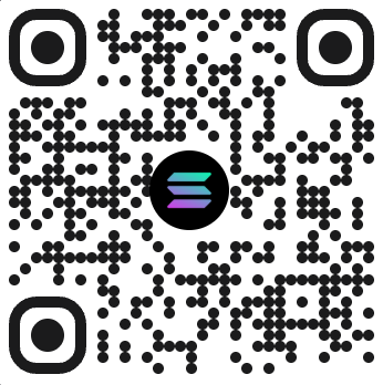 QR code for the Solana address